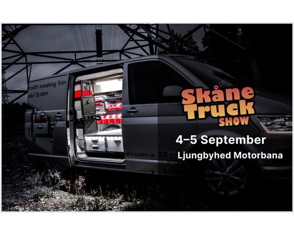 Modul-System ställer ut på Skåne Truckshow 4–5 september 2026