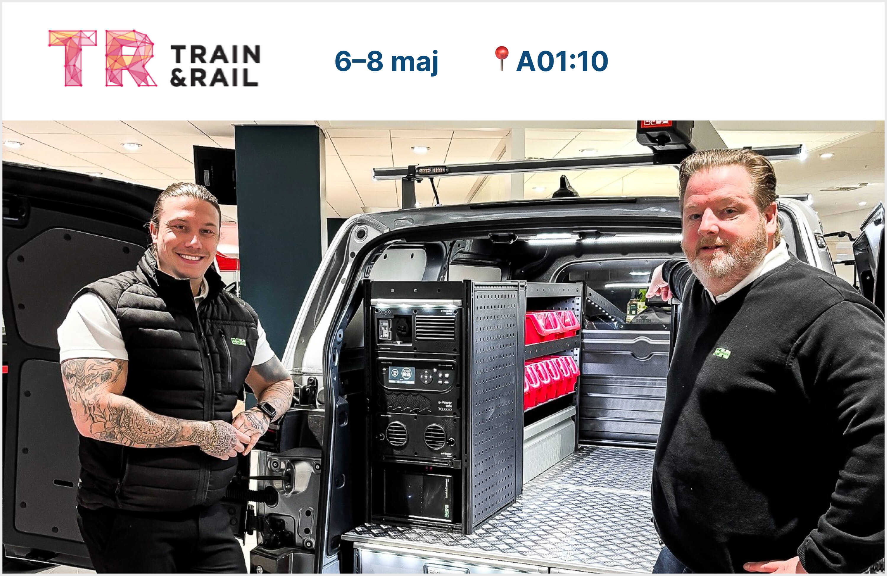 Modul-System ställer ut på Train & Rail mässan 6–8 maj, Älvsjö