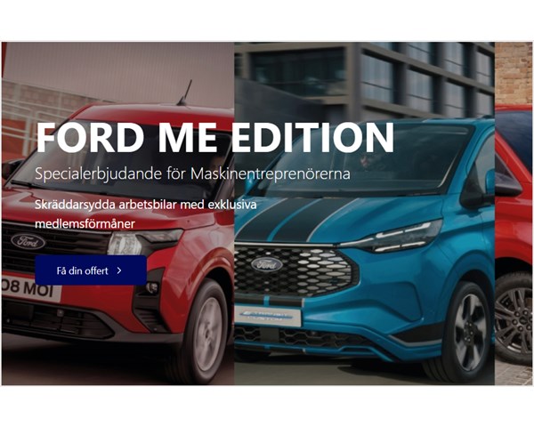 Modul-System i samarbete med Maskinentreprenörerna, Ford Sverige och Bilbyggarna