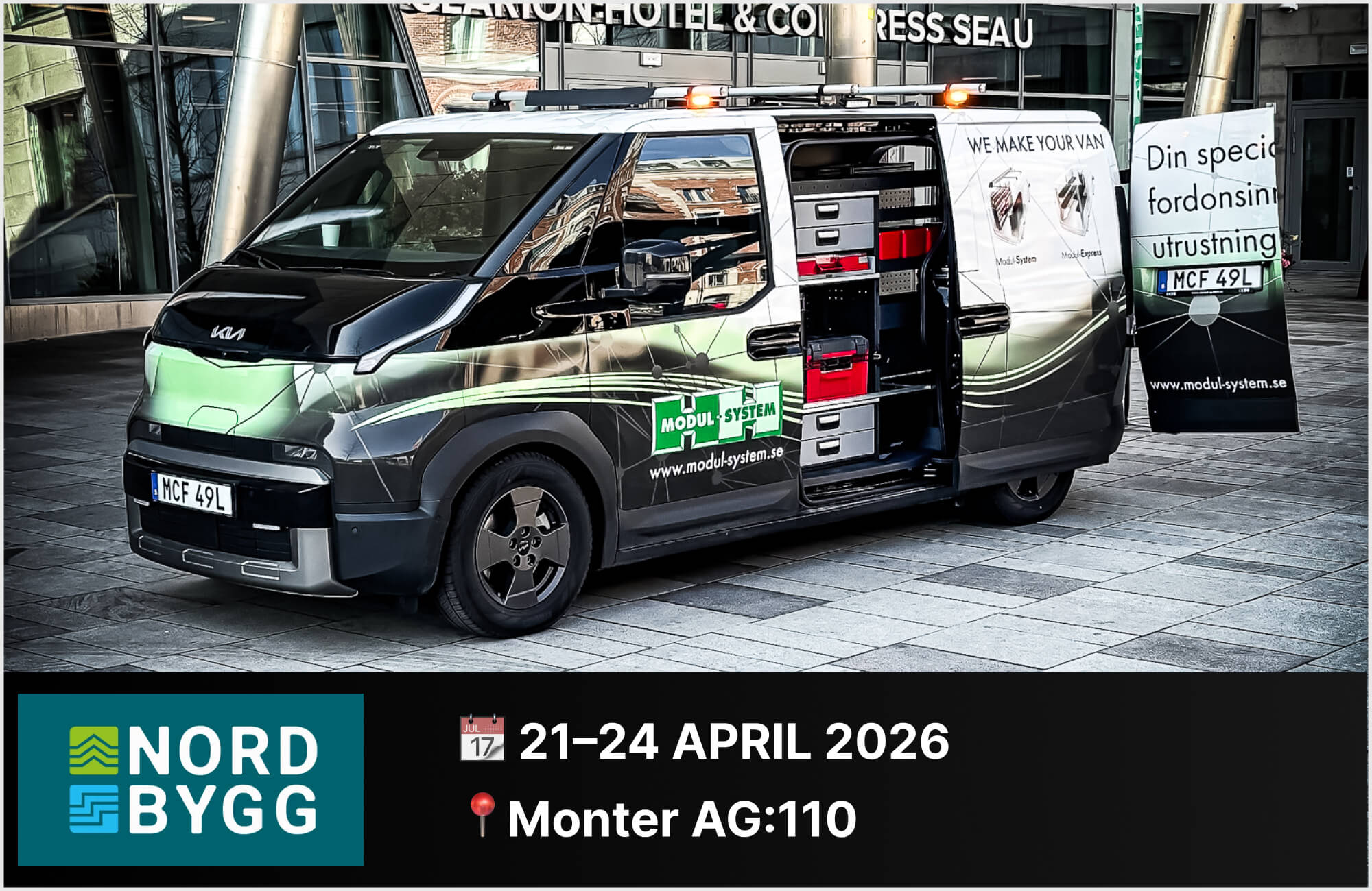 Kom och besök Modul-System på Nordbygg, 21–24 april
