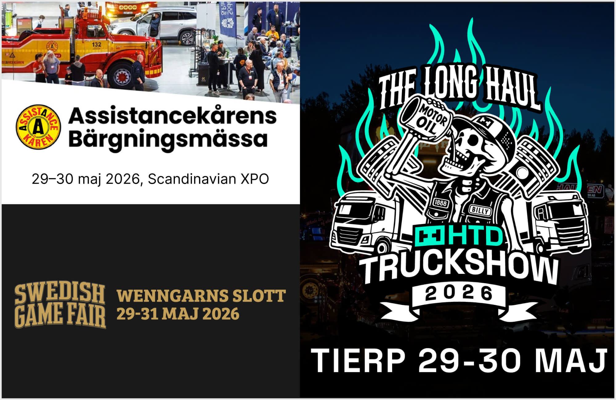 Träffa oss på mässa i maj!