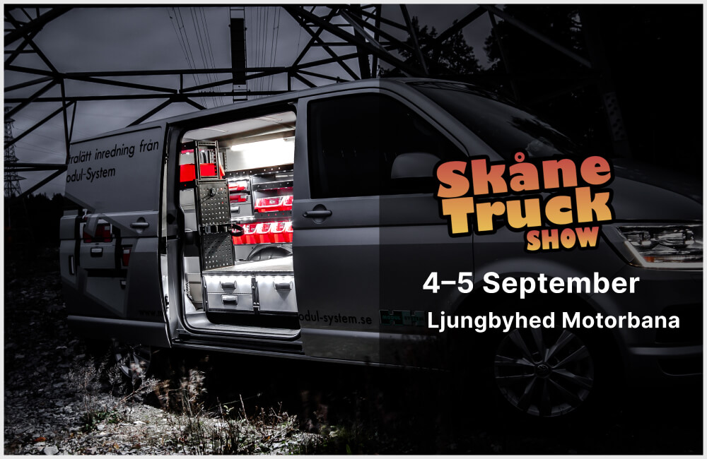 Modul-System ställer ut på Skåne Truckshow 4–5 september 2026