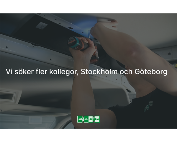 Vi söker bilbyggare till våra verkstäder.