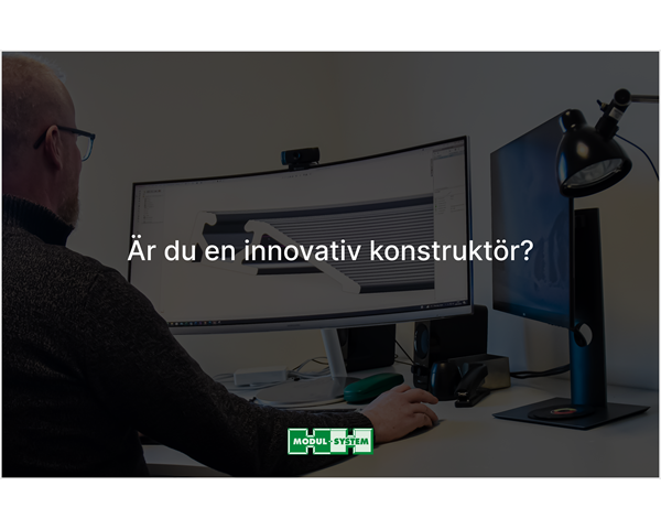 Innovativ konstruktör sökes