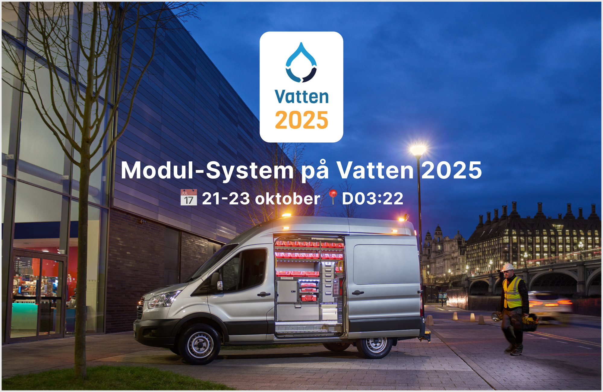 Kom och besök Modul-System på Vatten 2025 mellan 21 till 23 november